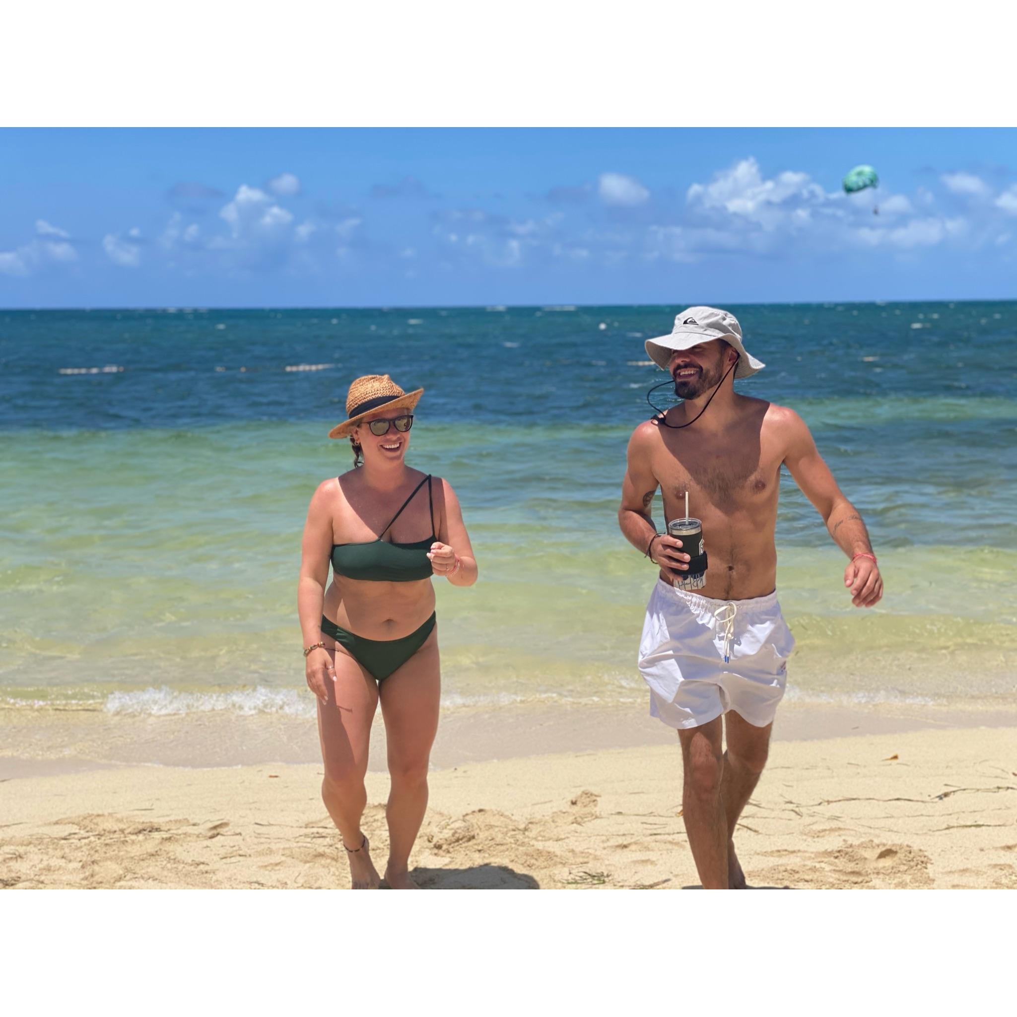 Not a care in the world.  Montego Bay - Our happy place.