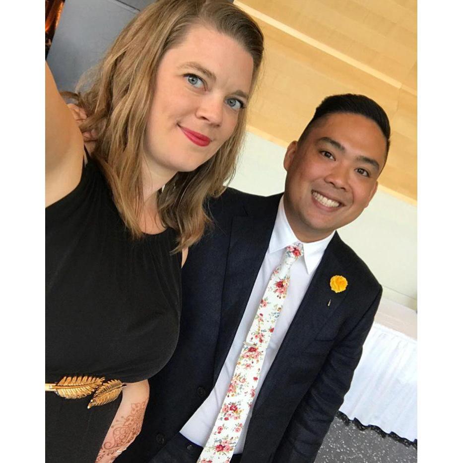 At Lauril and Azeem's wedding, Fort Wayne Indiana, August 2017