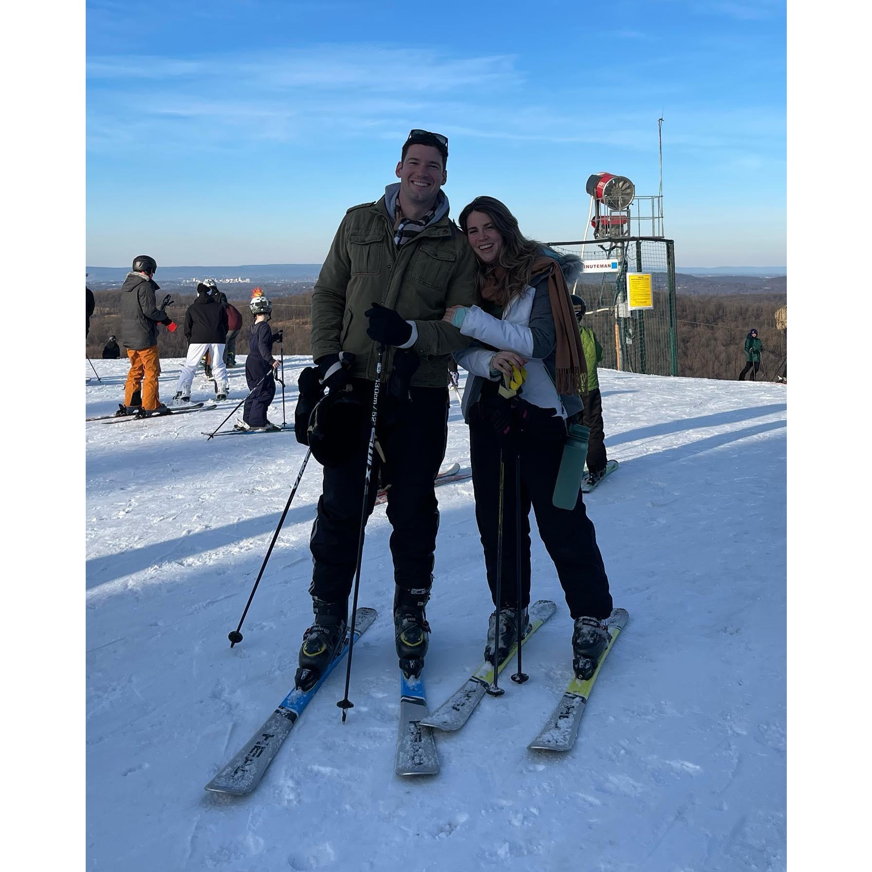 Our first skii trip together!