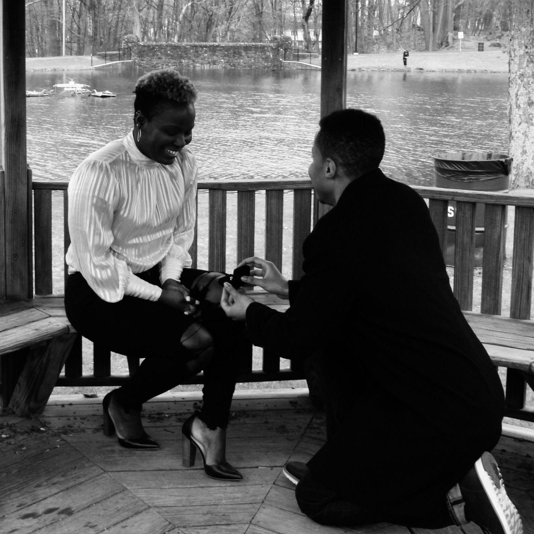 The day after cam proposed!