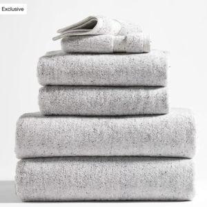 Organic Turkish Cotton Mist Blue Bath Towel + Reviews | Crate & Barrel