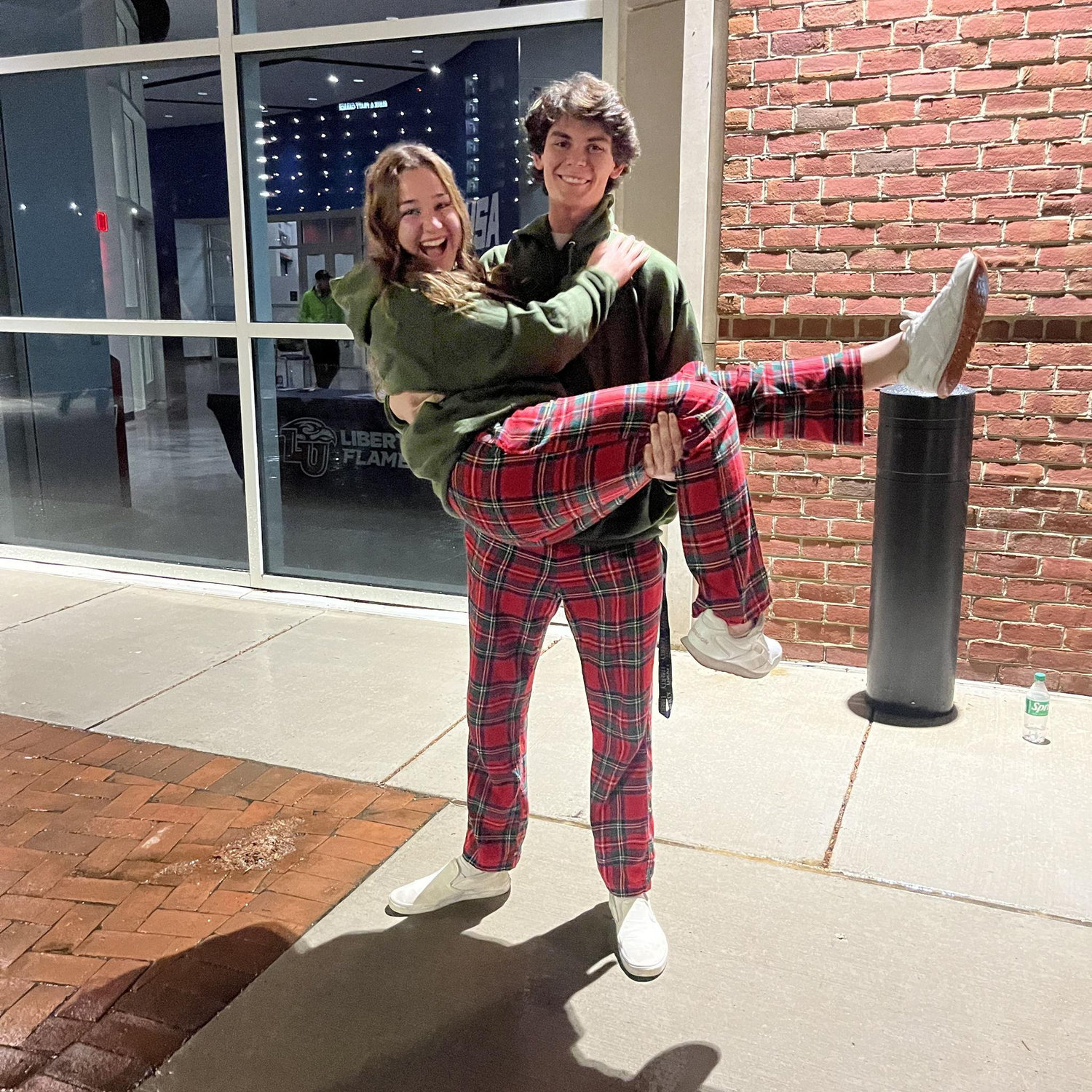 December 2023 - Our yearly Christmas pic with matching outfits