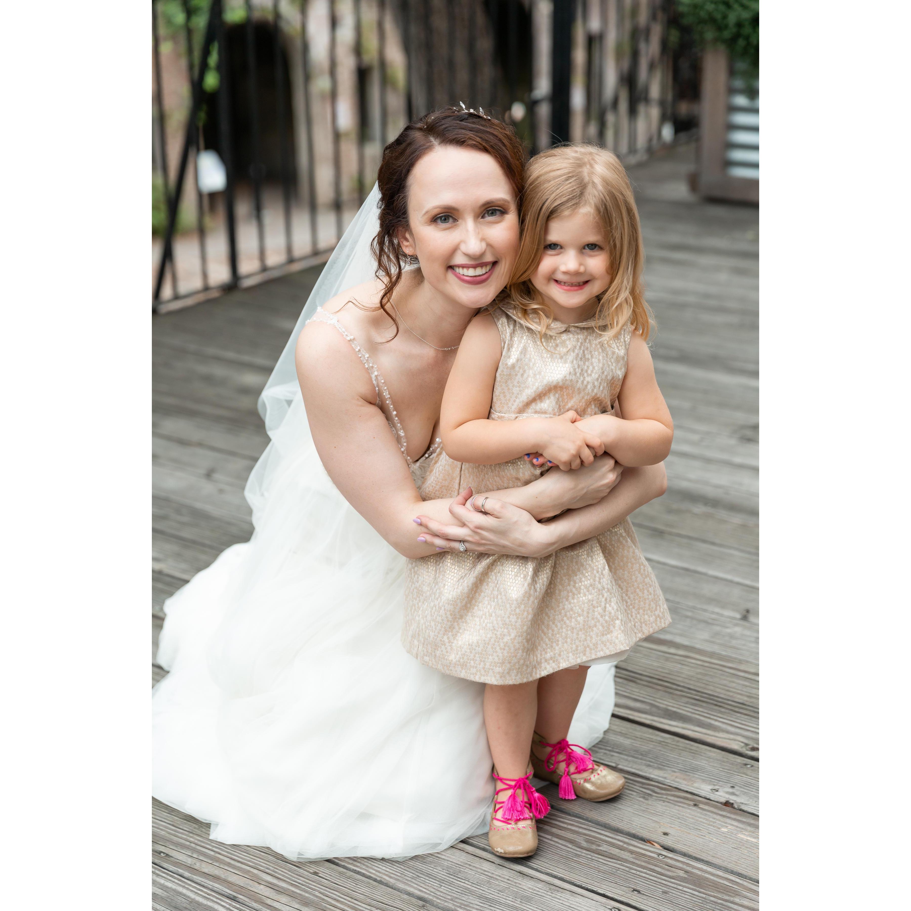 Victoria and the ring bearer, Cousin Rosie