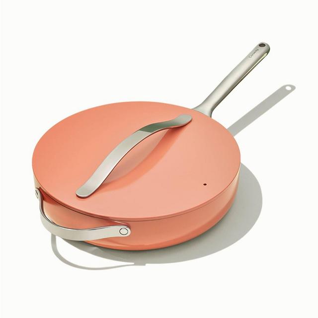 Caraway Home 4.5qt Saute Pan with Lid Perracotta