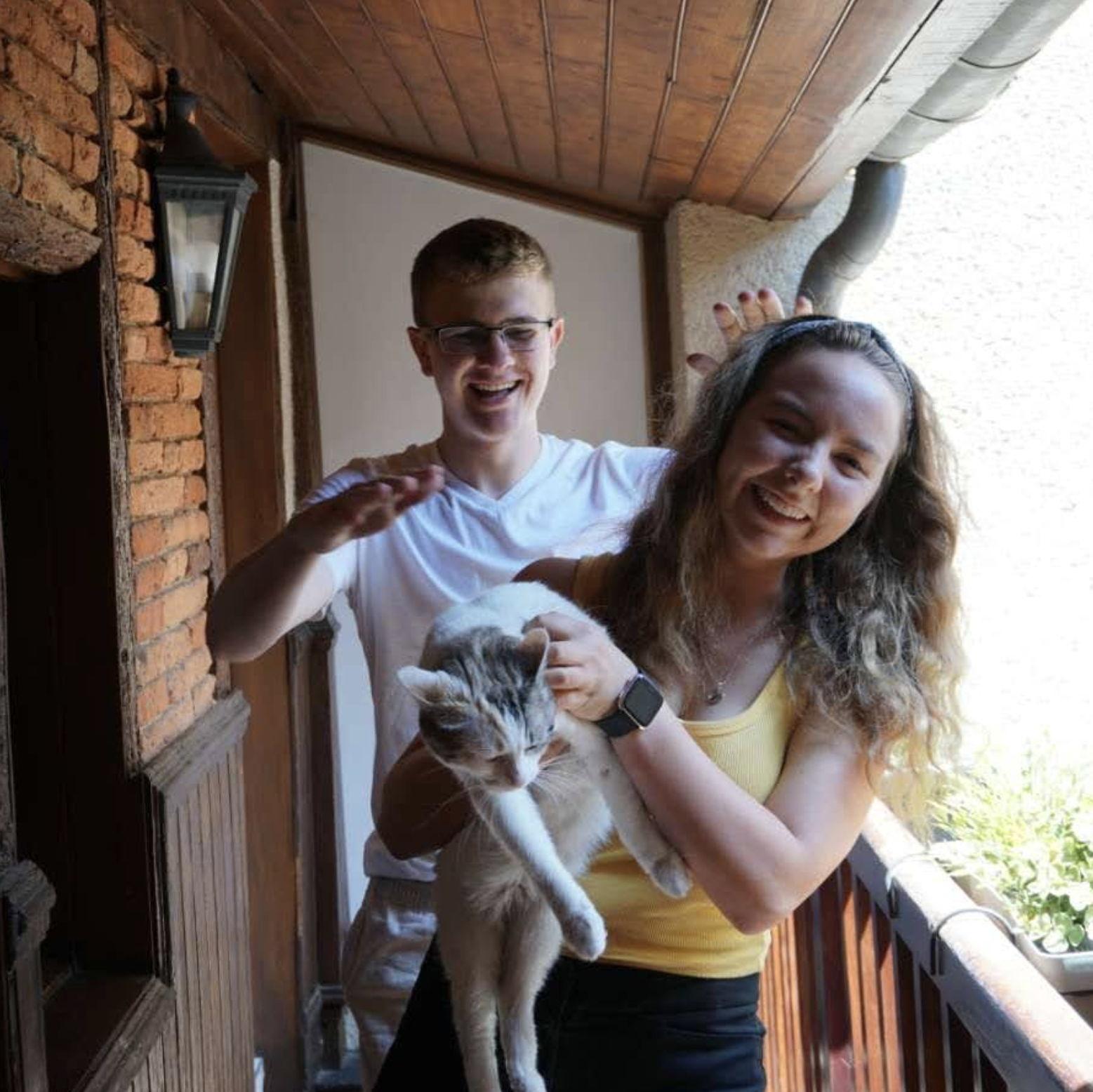 Our first international trip together- France, visiting Tor's cousin Amy!