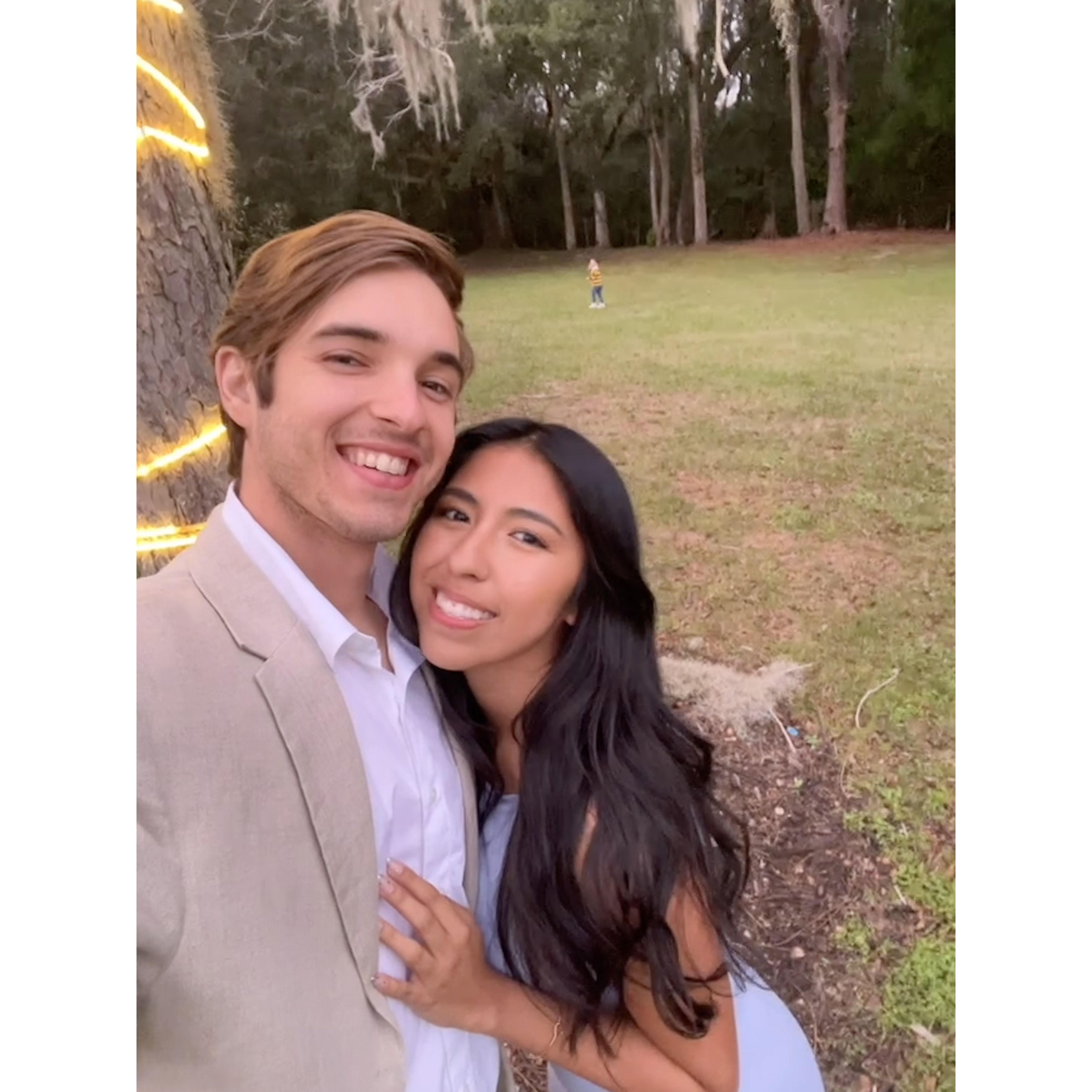 To a lifetime of love and laughter.