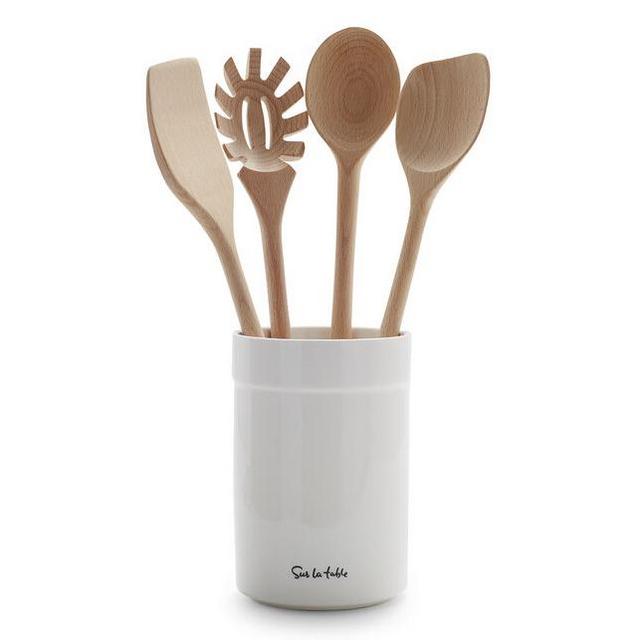 Set of Wooden Kitchen Utensils