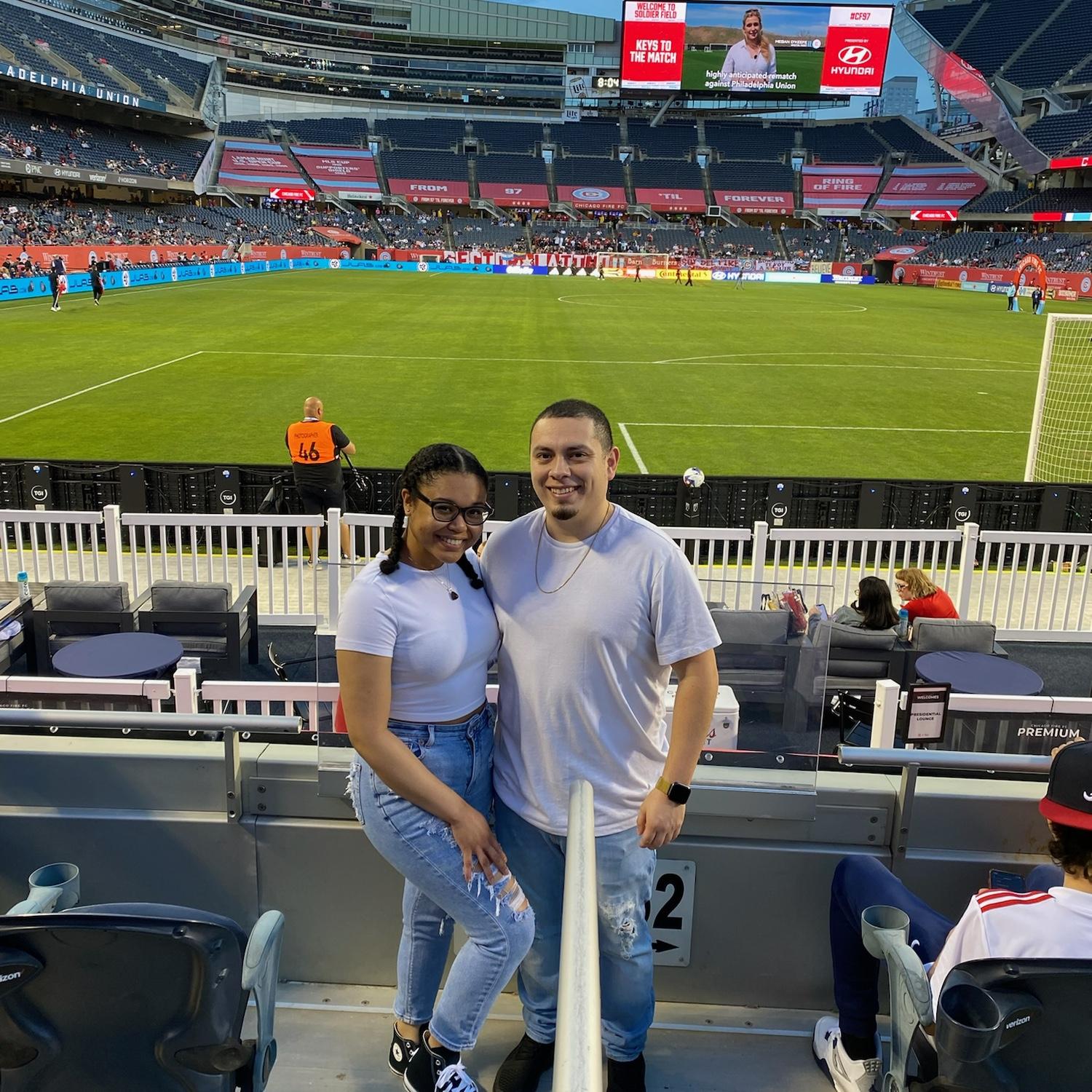 Our first professional sporting event