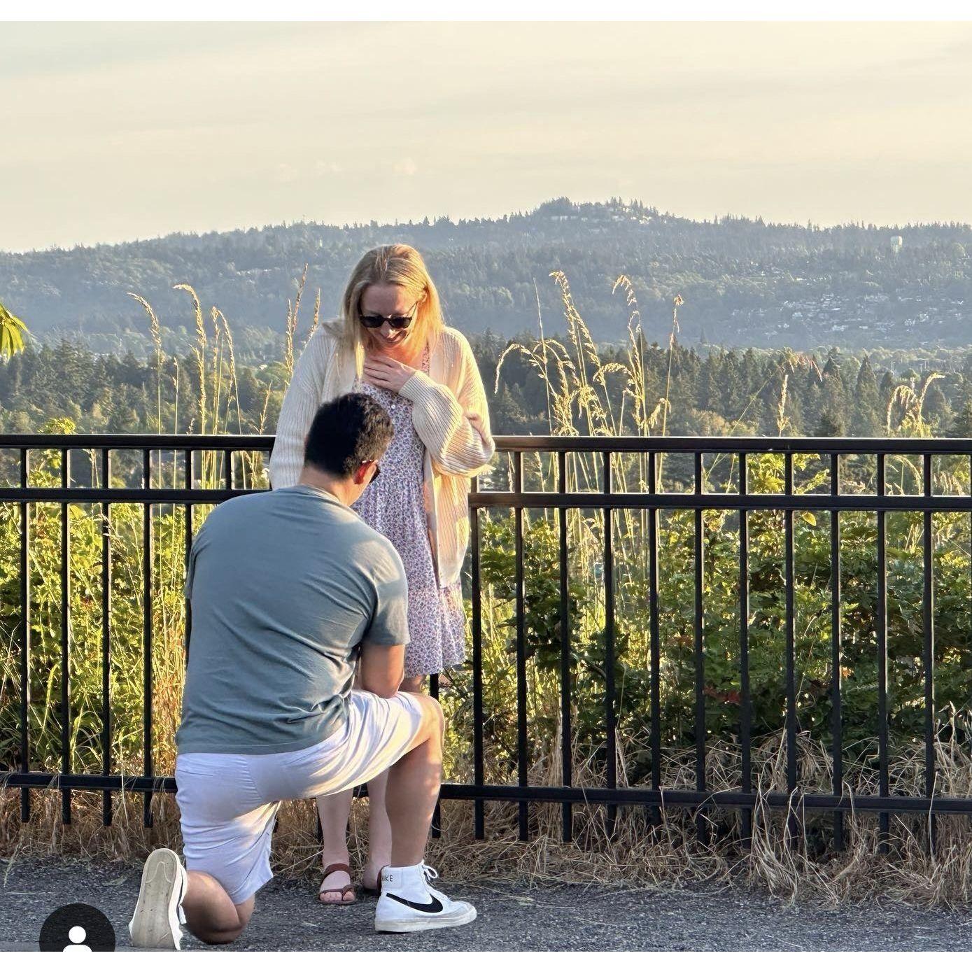 "Will you marry me?"