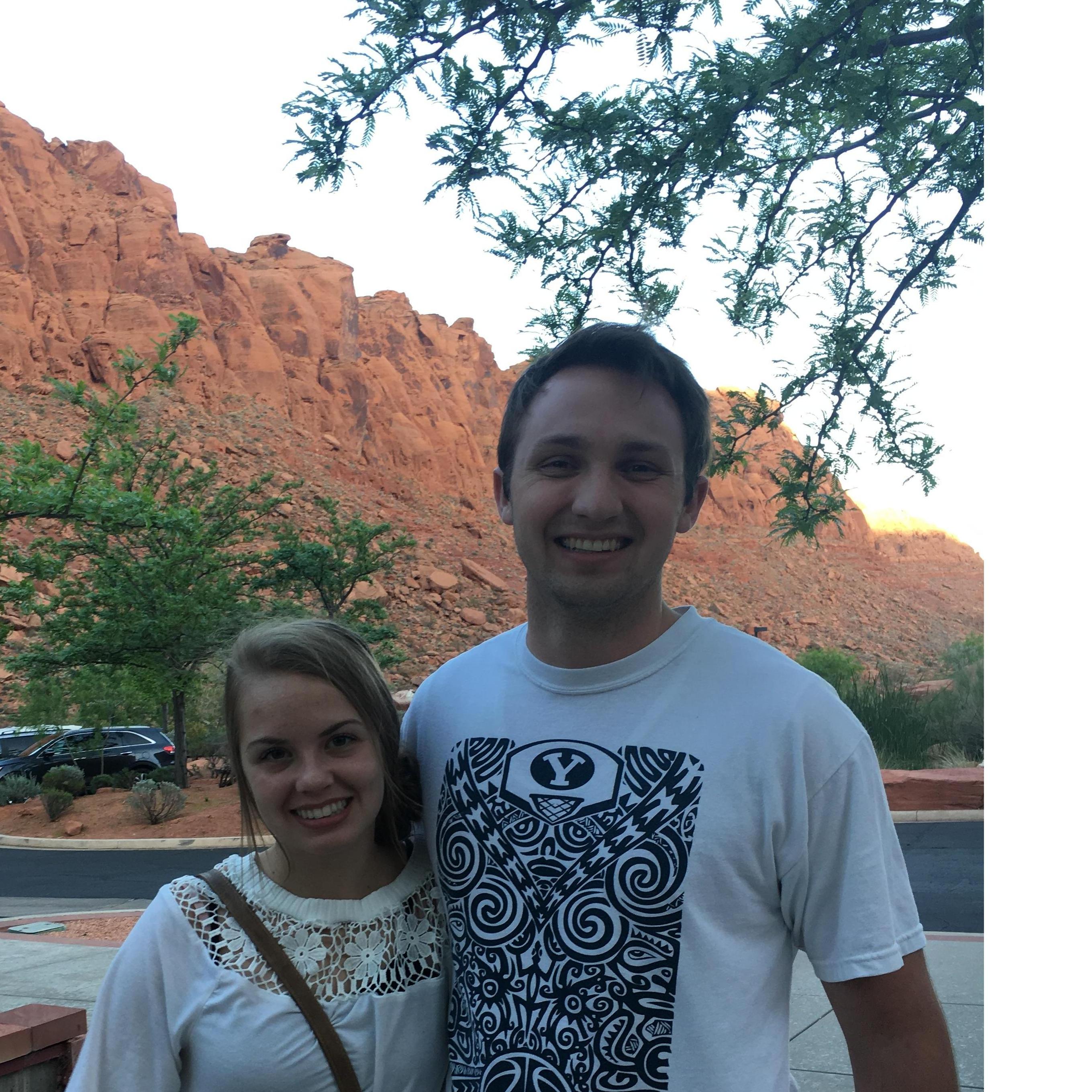This sweet boy surprised me with a trip to southern Utah to go to a David Archuleta concert!