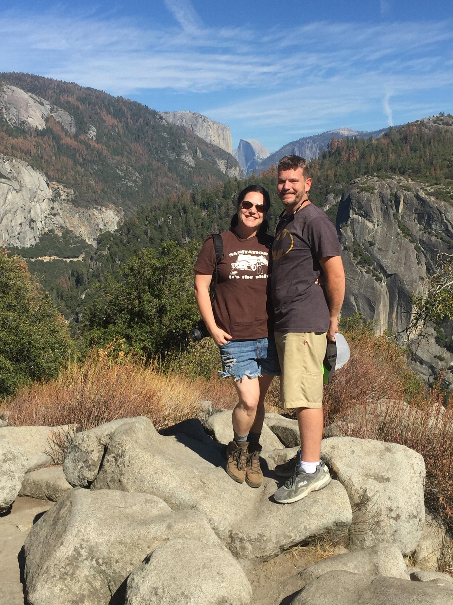 2016: Headed into Yosemite. Duane’s first visit ever and the place where Kimberly told Duane she loved him for the first time ❤️