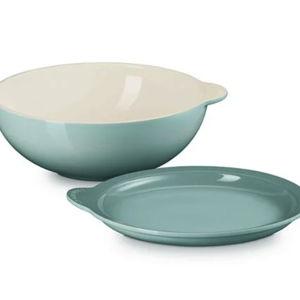 Multifunction Baking Dish with Platter Lid in Sea Salt