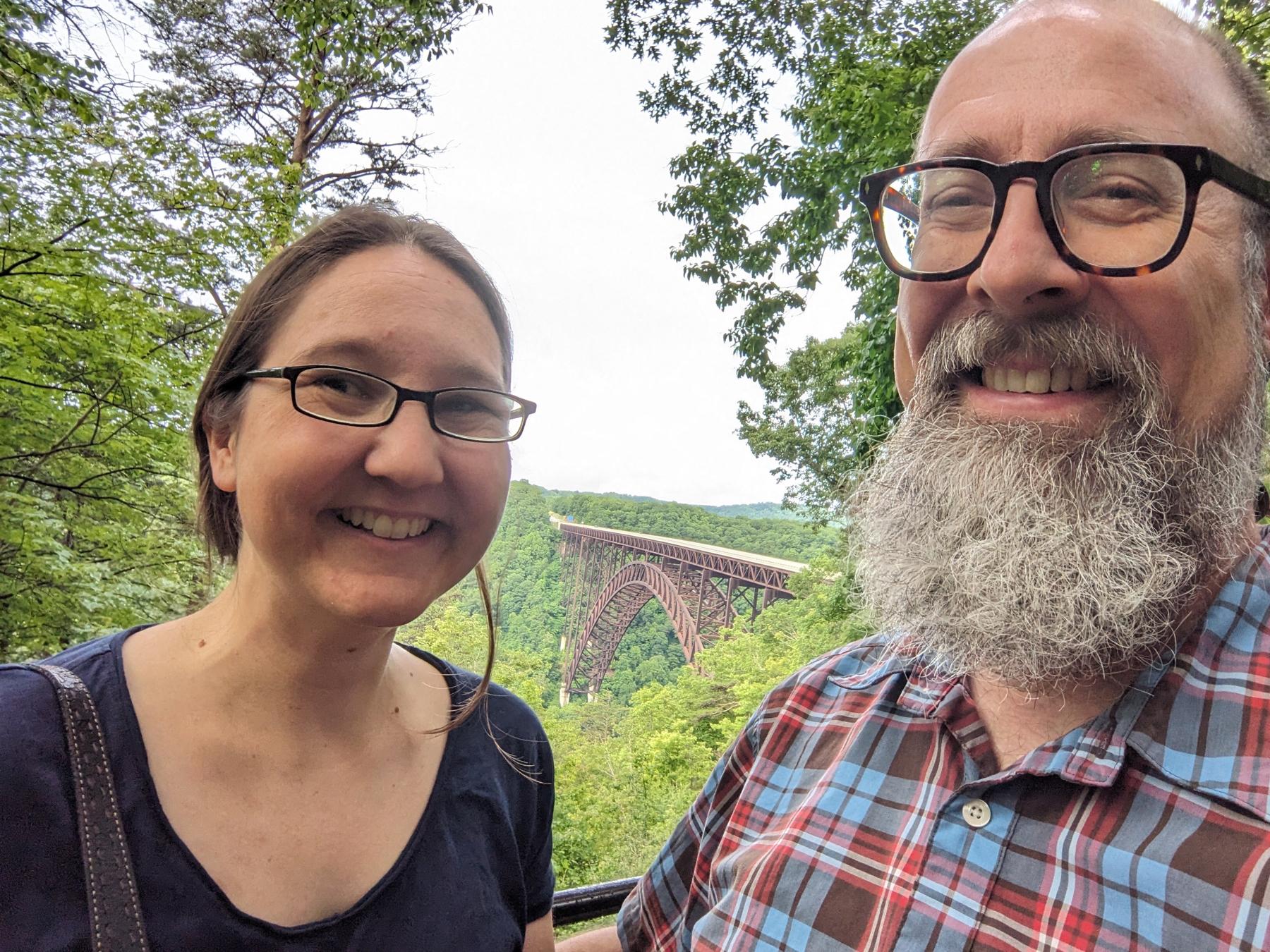 Hiking at New River Gorge in West Virginia!