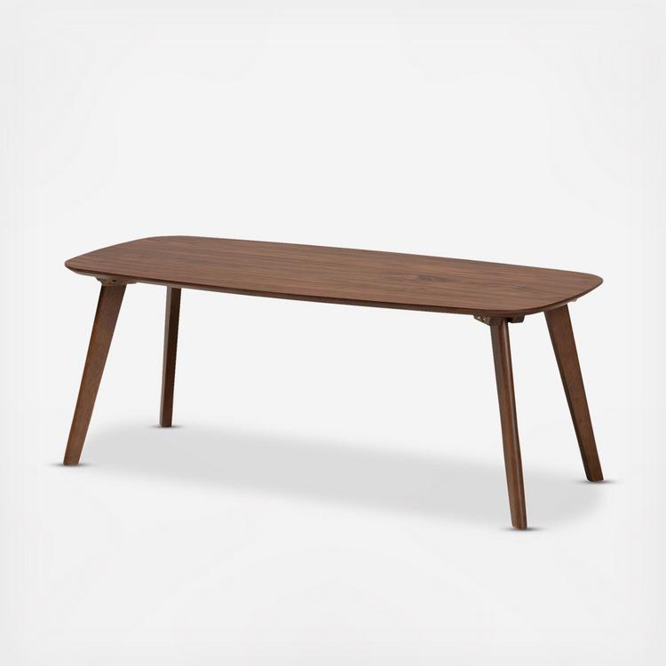 Baxton Studio, Dahlia Mid-Century Modern Finished Coffee Table | Zola
