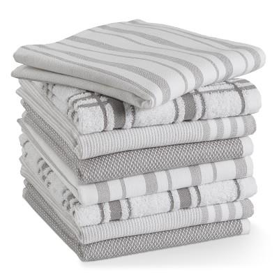 Drizzle Grey - Williams Sonoma Dishcloths, Set of 8