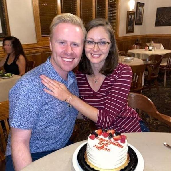 Engagement Celebration with our families at Dutch's Daughter