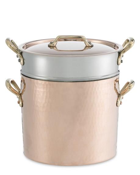 Mauviel Copper Pasta Pentola with Lid & Insert