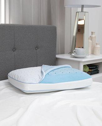 Arctic Gusset Gel-Infused Memory Foam Pillow with Cool Coat Technology - Oversized