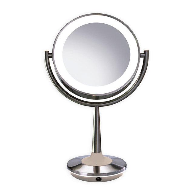 Brookstone Cordless Illuminated Makeup Mirror