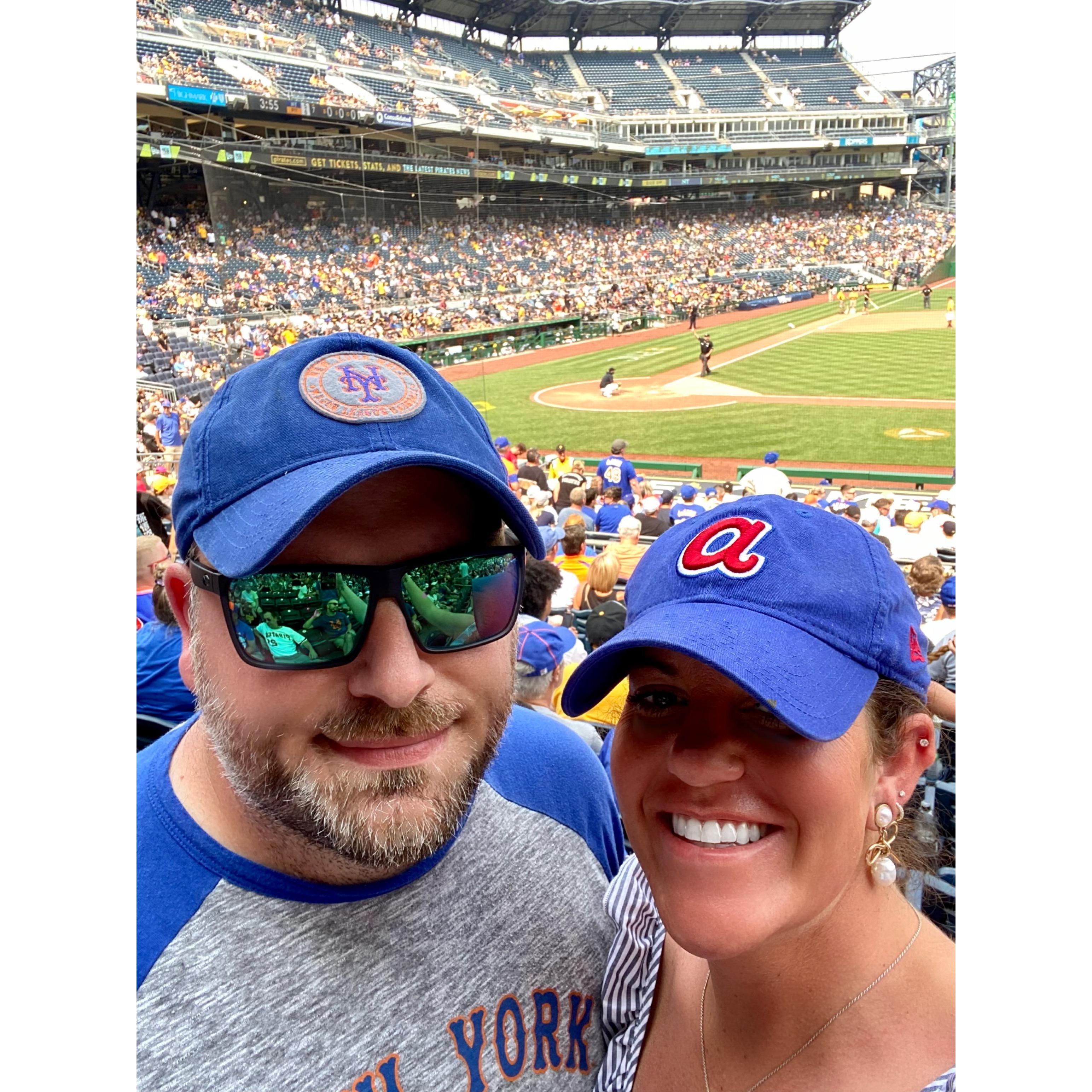 7.18.21 Mets vs. Pirates game (obviously rocking the World Series champs in the year of 44)