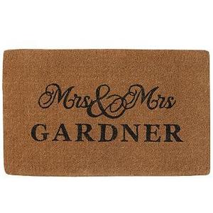 Mrs and Mrs Door Mat, 22X36"