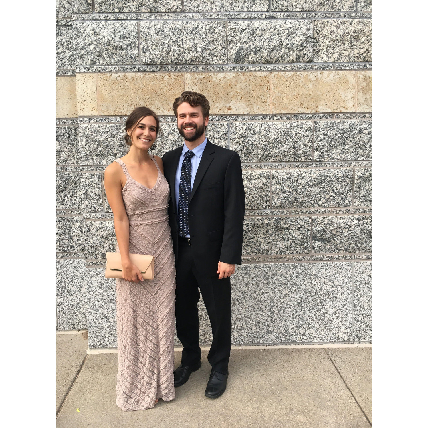 The first wedding we attended as a couple in St Paul, MN (Sept 2019)