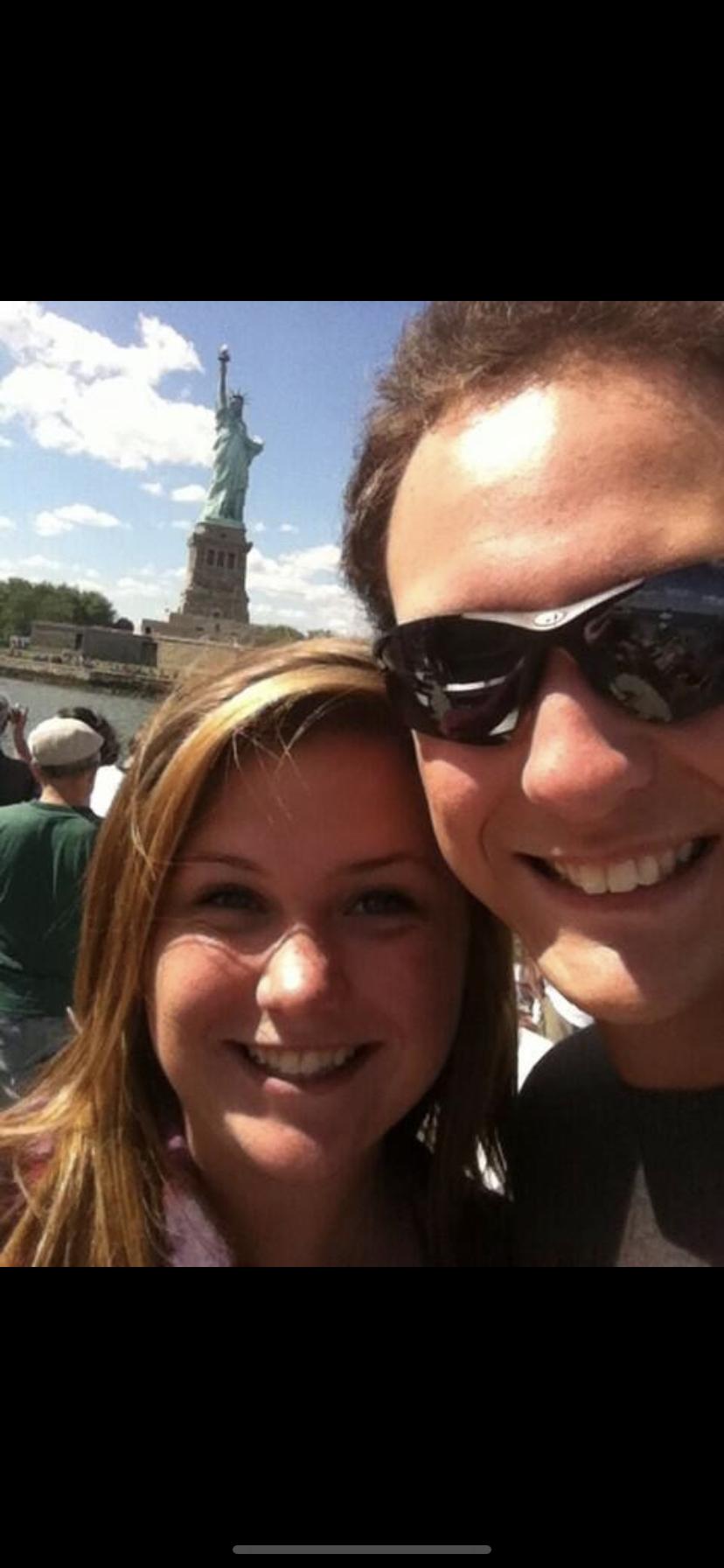 First time seeing the Statue of Liberty for this Florida girl! We were such babies!