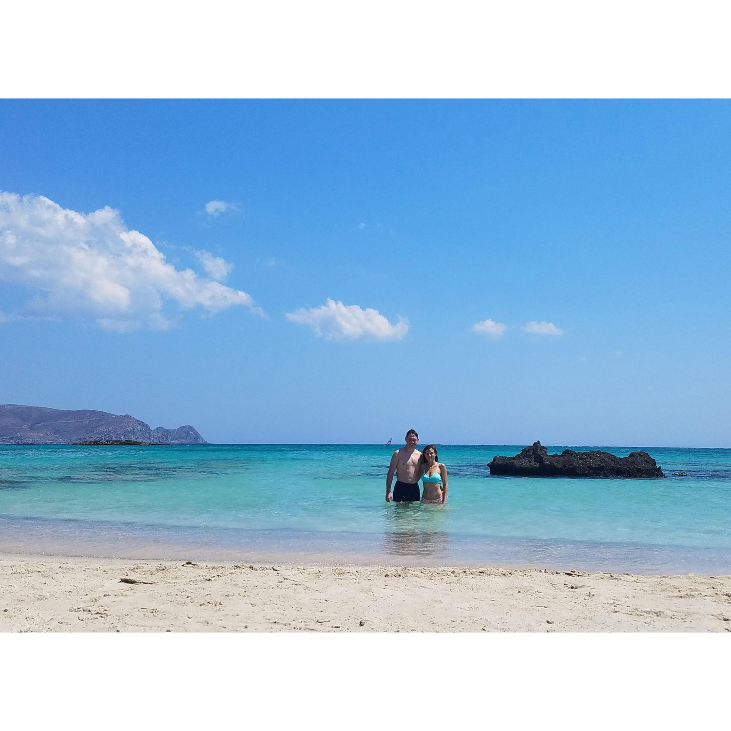 The waters of Elafonisi, Crete, Greece (August, 2016)