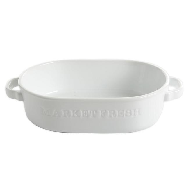 Our Table™ Simply White Words "Marketfresh" Casserole