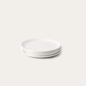 Glossy White Dessert Plates