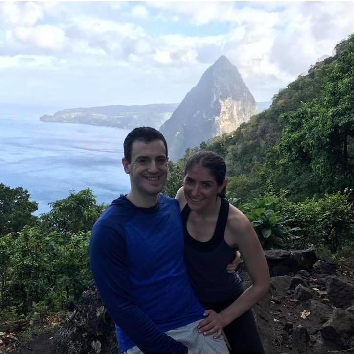 St. Lucia, where Max and Melissa explored the Gros Piton on their first big hike together