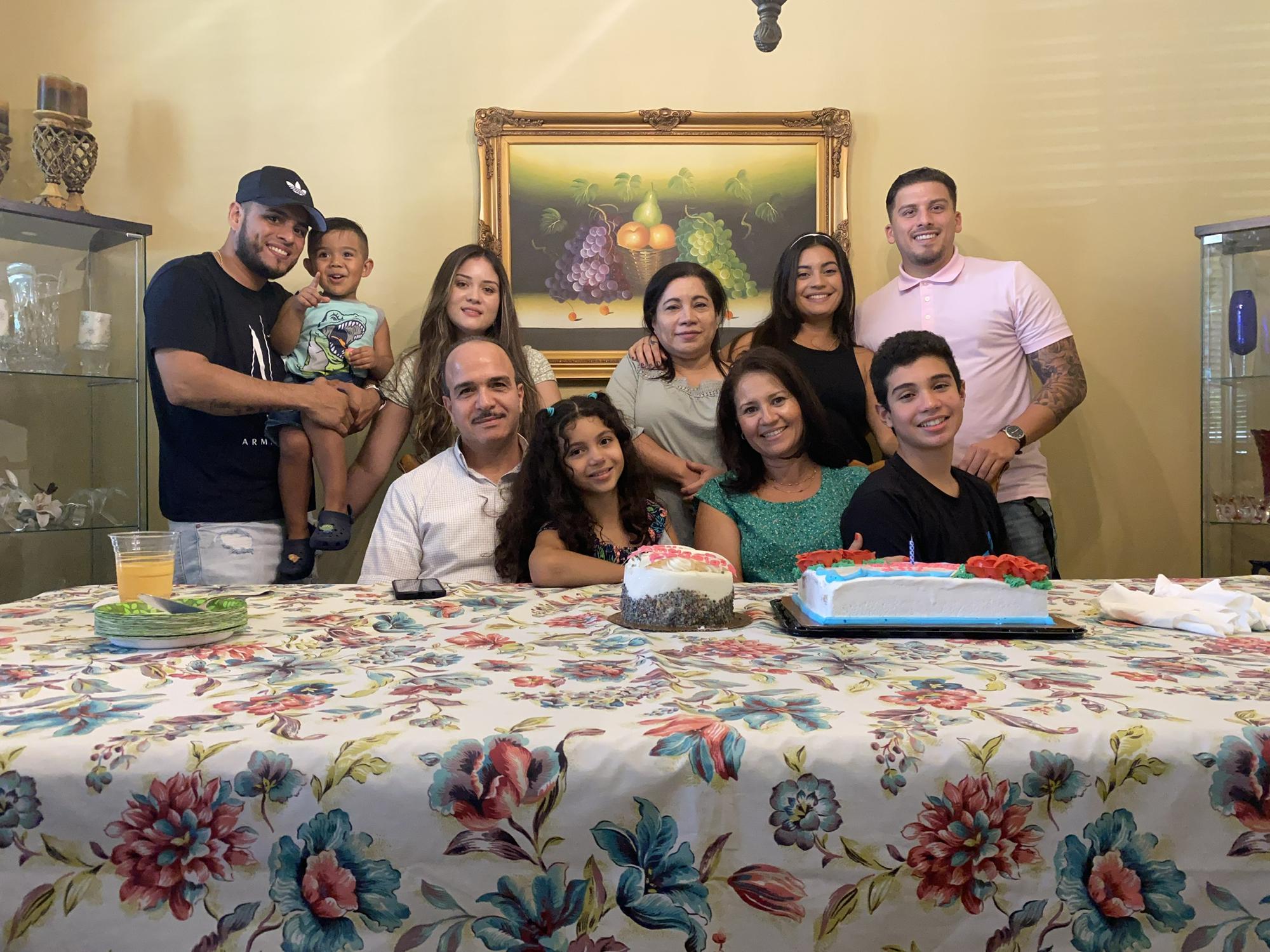 Stephanie’s mom’s birthday with the fam.