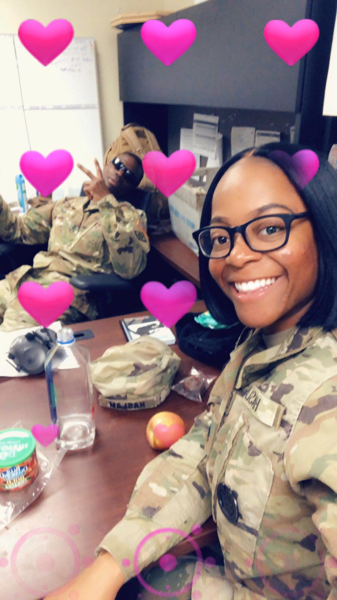 At work-drill sergeants