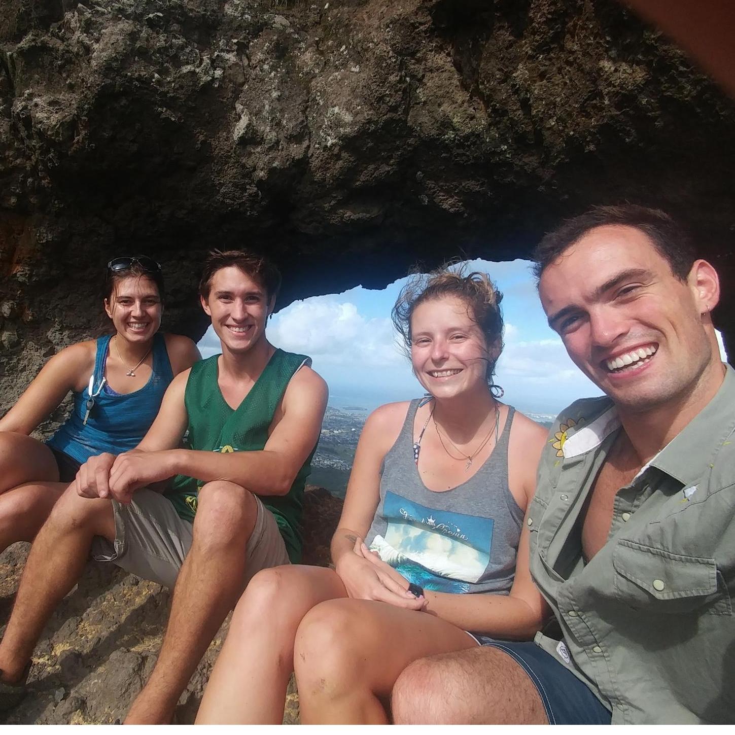 First photo together on the Pali Puka hike.