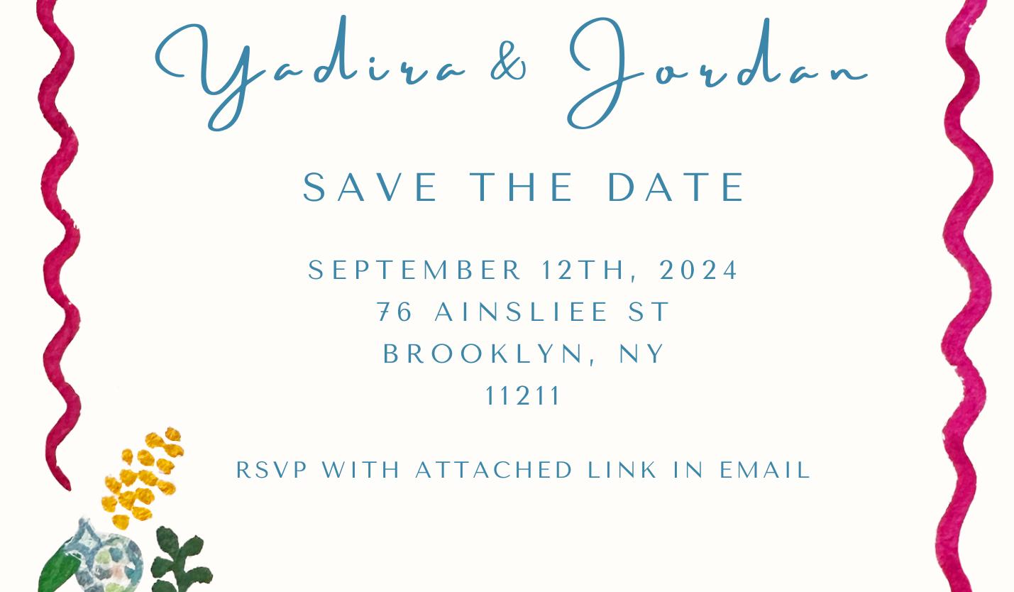 The Wedding Website of Jordan Ottinger and Yadira Liz Serrano Montalvo