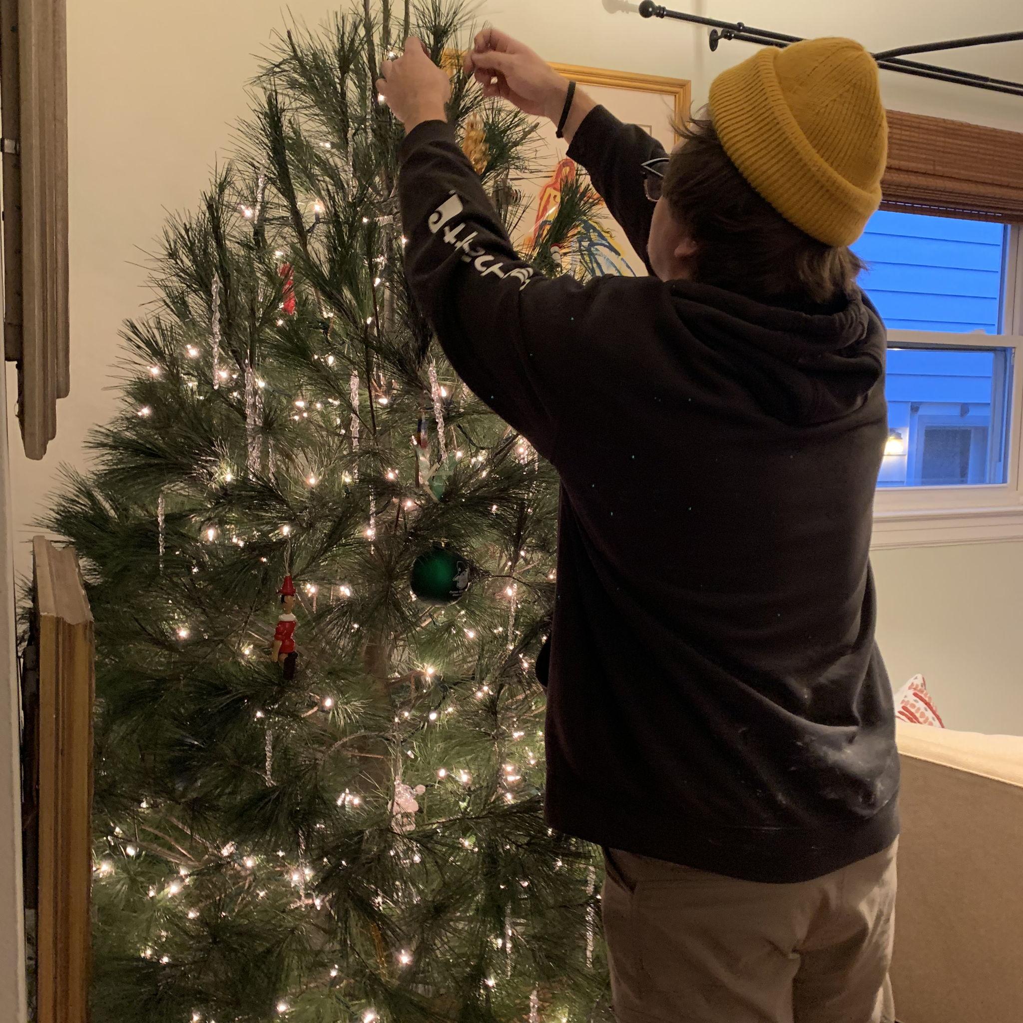 Our first Christmas tree together!