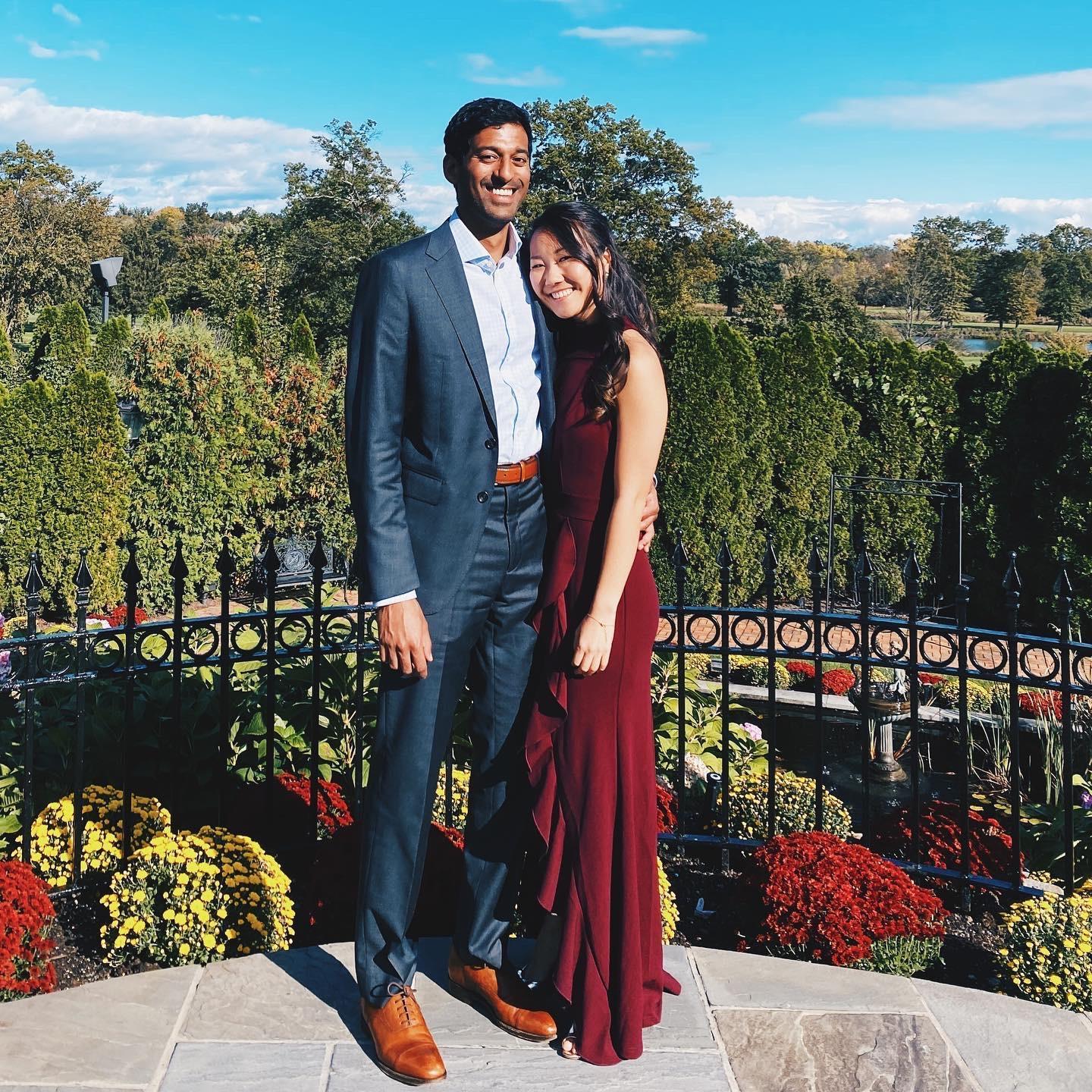 At our friend Michelle's wedding
