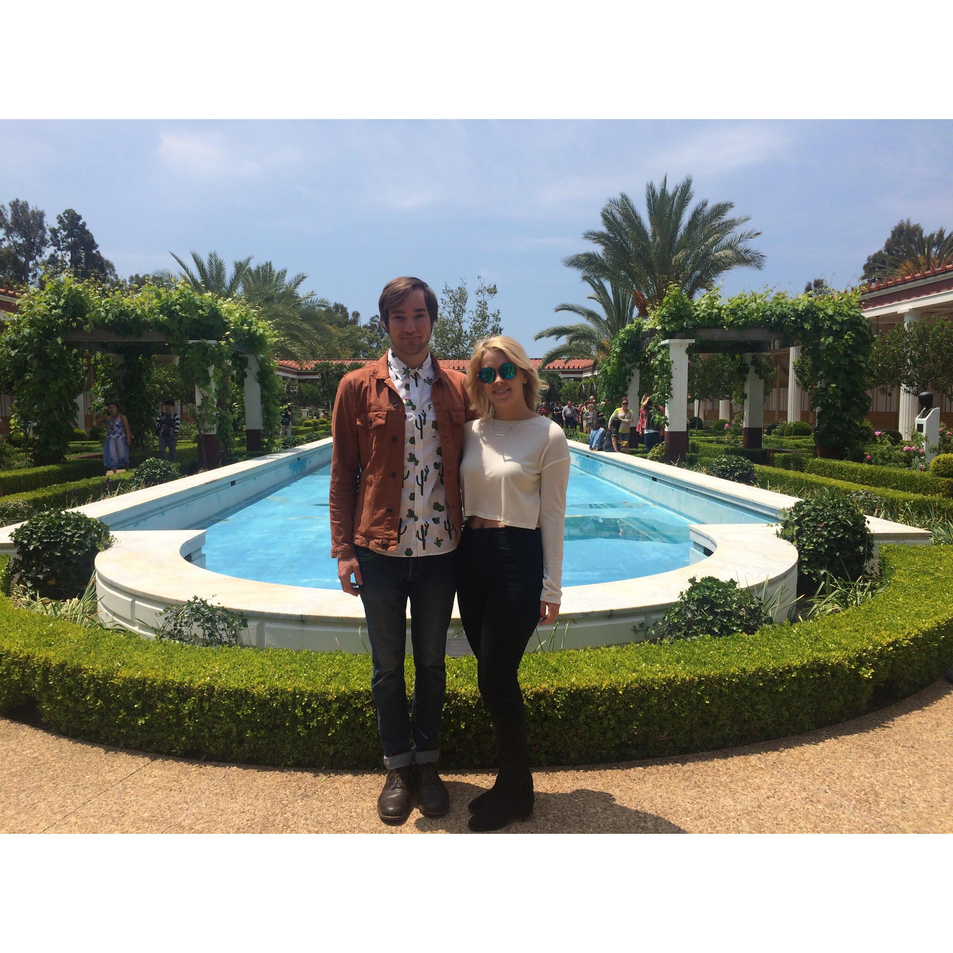 At the Getty Villa