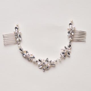 Blake Pearl & Crystal Hair Vine