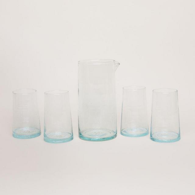 Recycled Moroccan Glassware Set