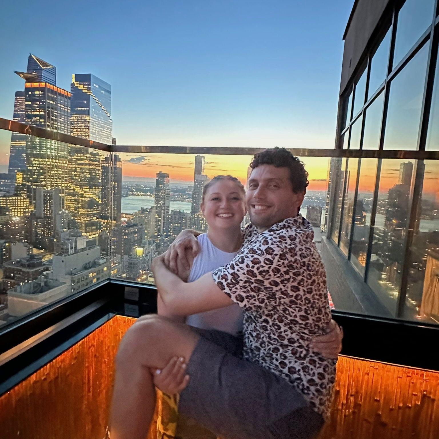 One of our first nights in NYC!