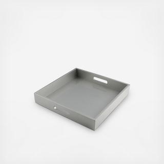 Old Hollywood Square Wood Serving Tray