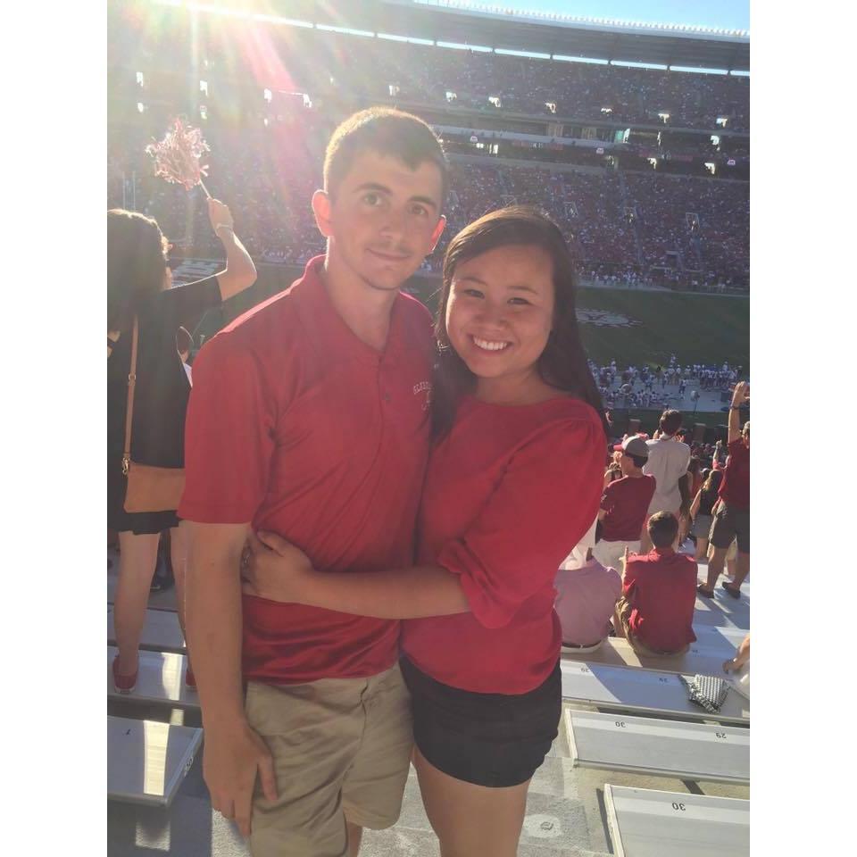 We used to go to every football game when we were in college to root on our favorite crimson tide! RTR