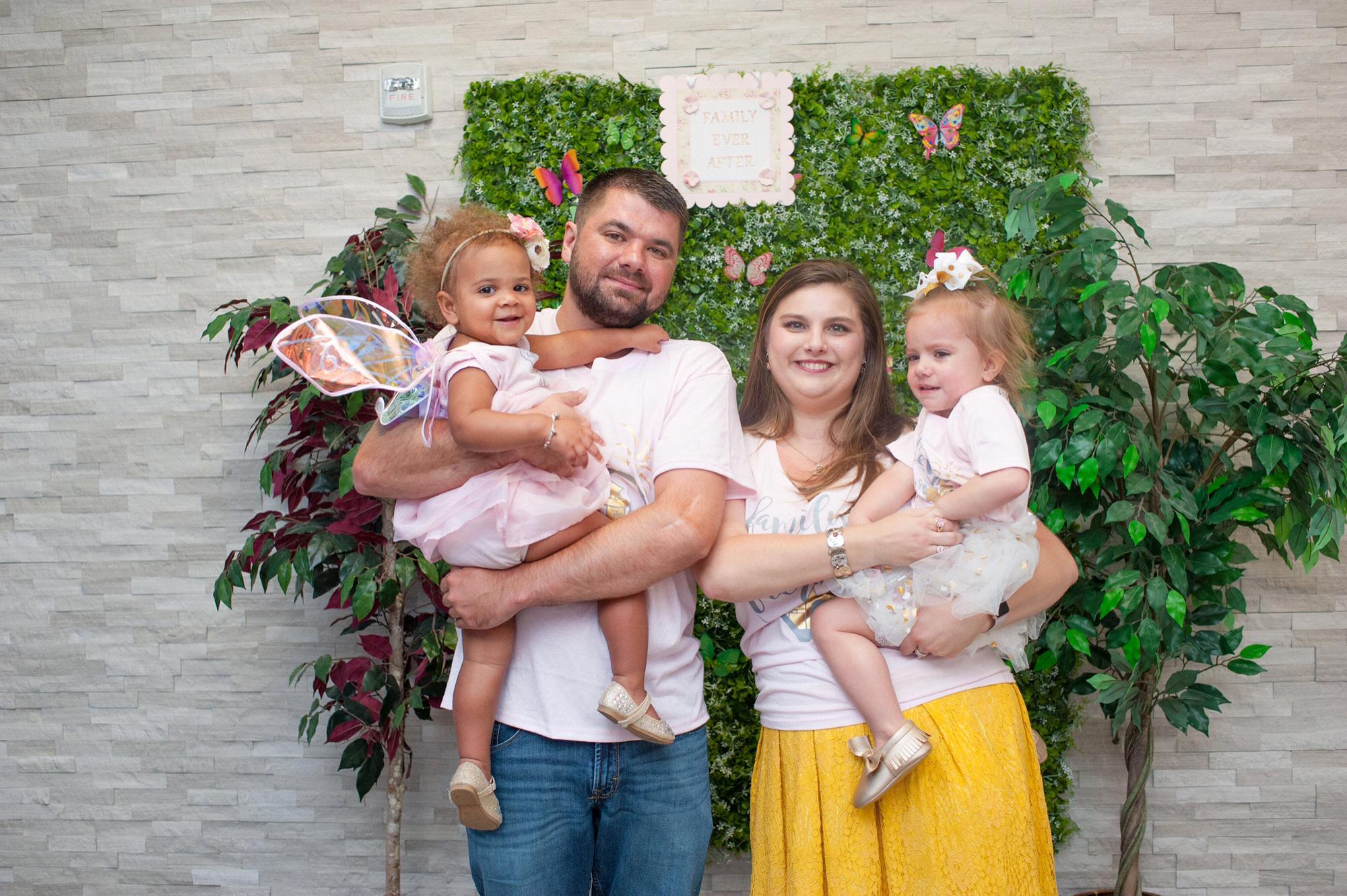 Jayla's adoption reception