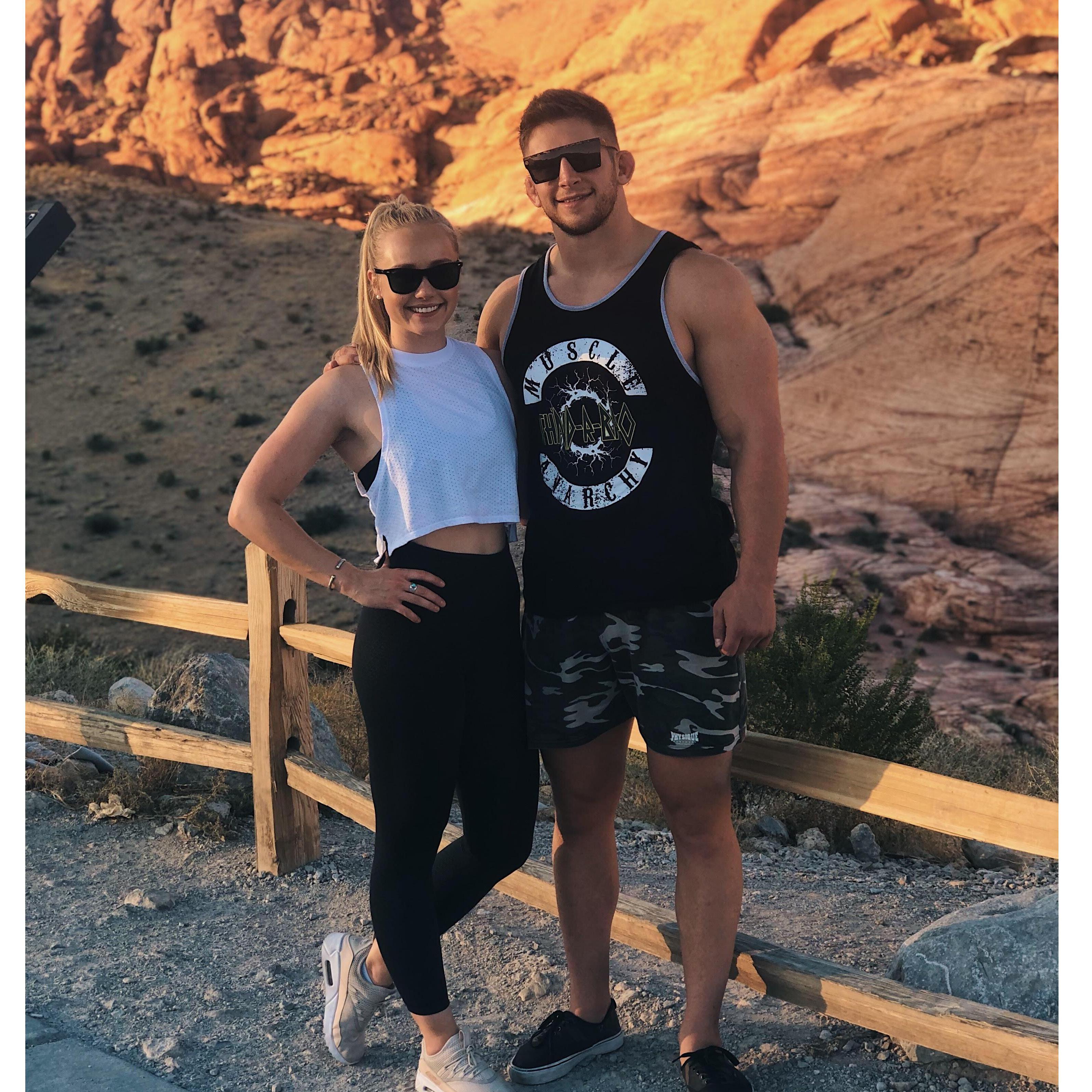 Visiting Alexis's fam in Las Vegas- Red Rock Canyon. Our fav place in all of LV!