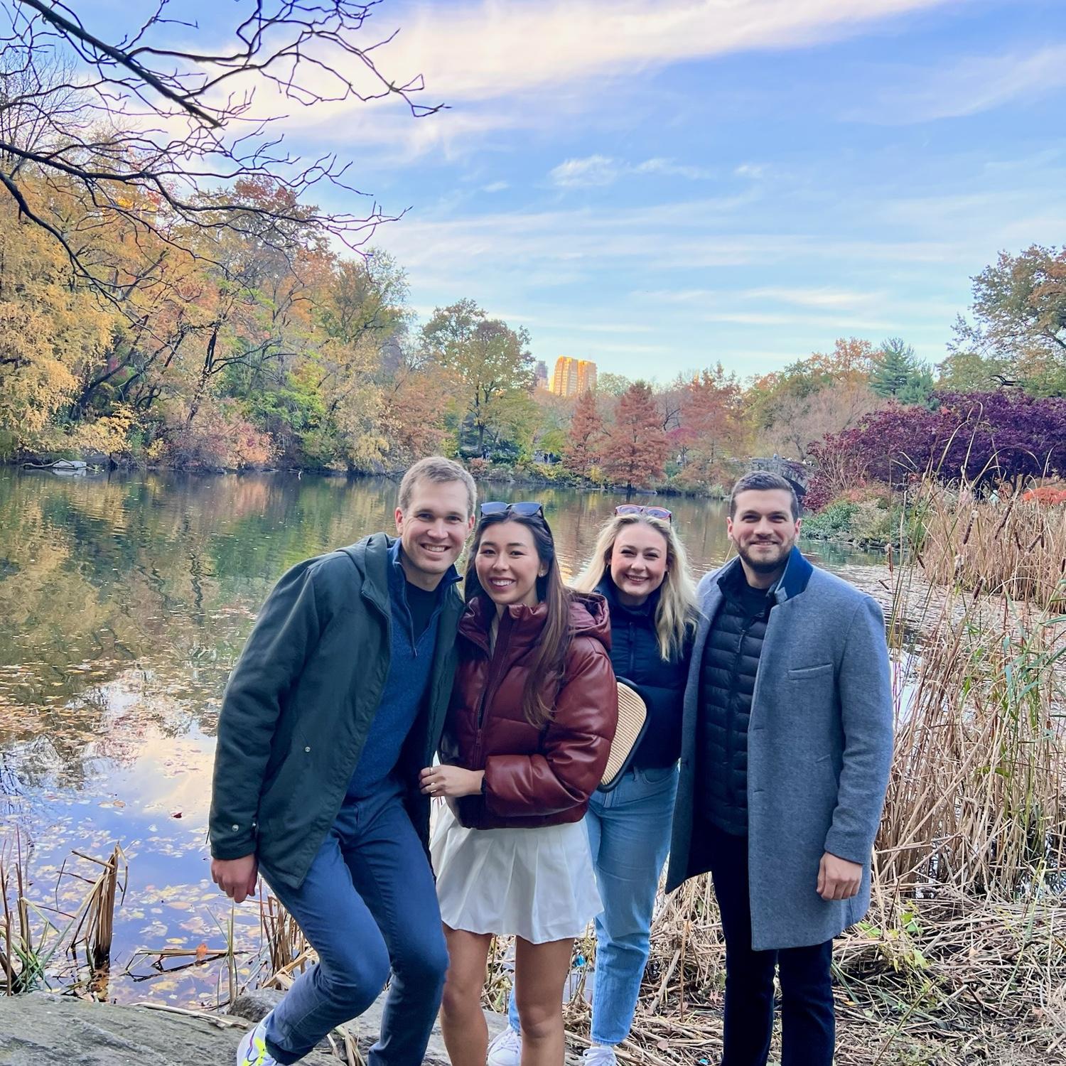 Central Park with Seth and Hannah