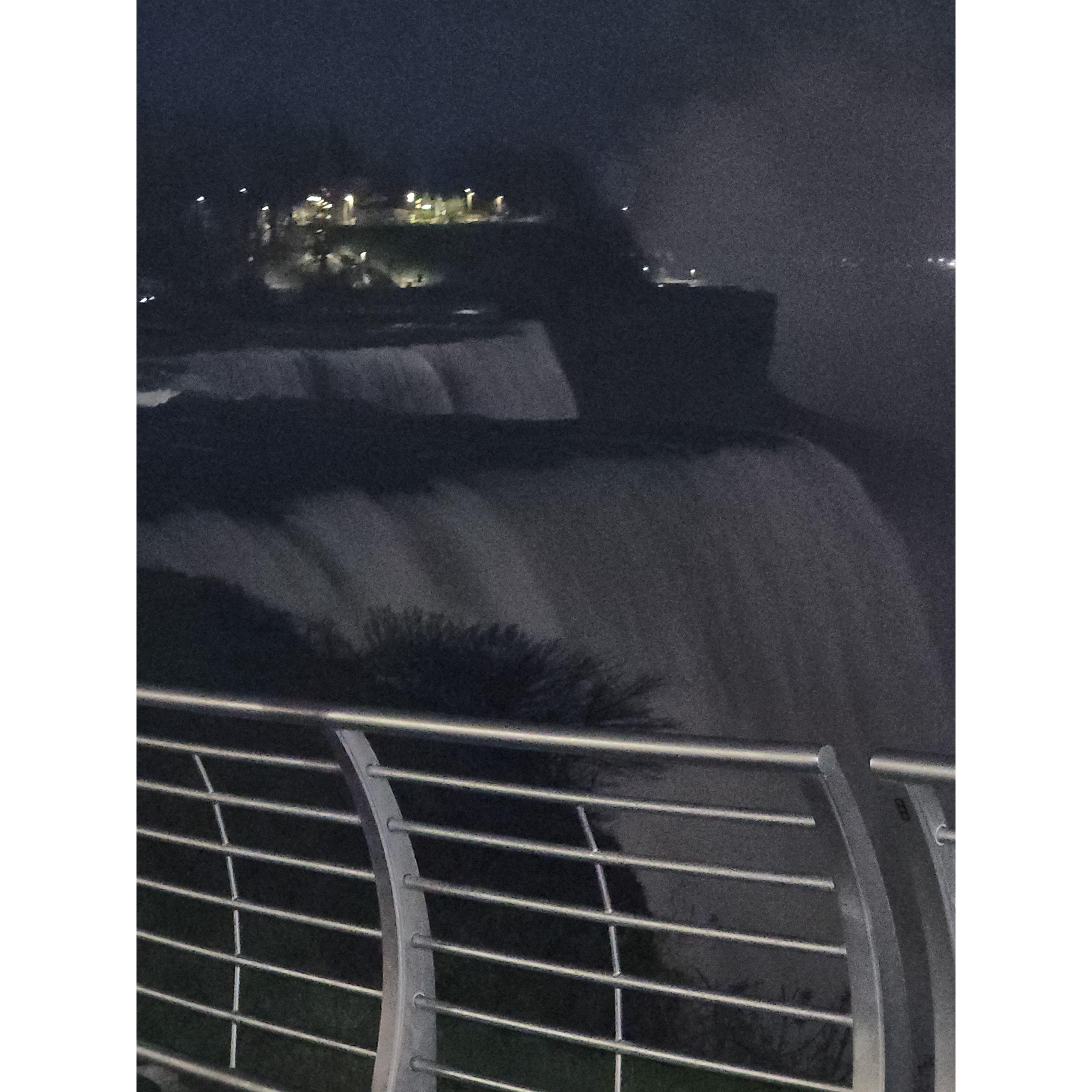 Late night Niagara Falls viewing