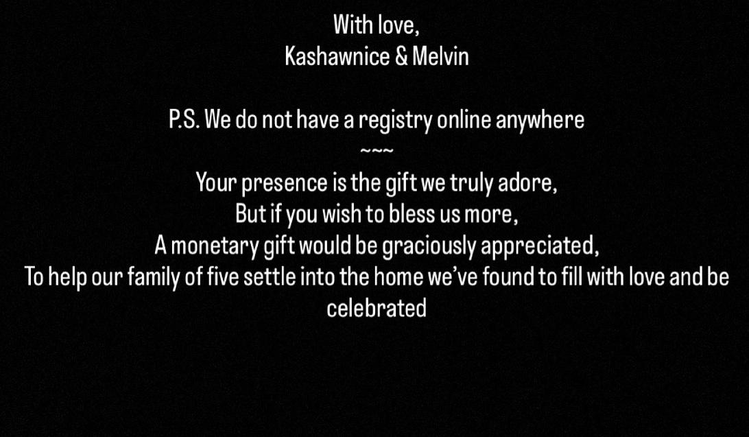 The Wedding Website of Kashawnice Newsome and Melvin Twitty