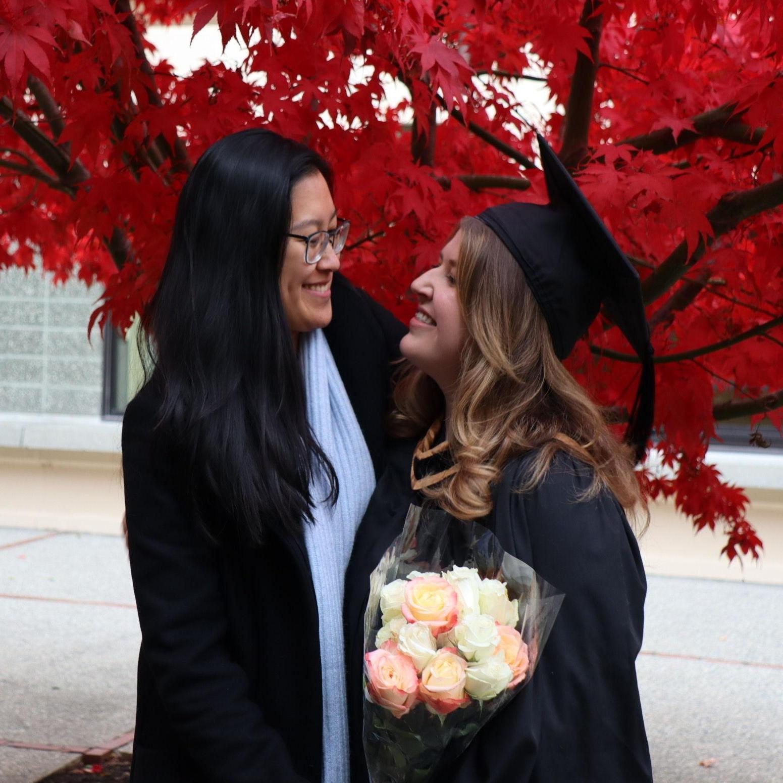 Emilie's Masters graduation day