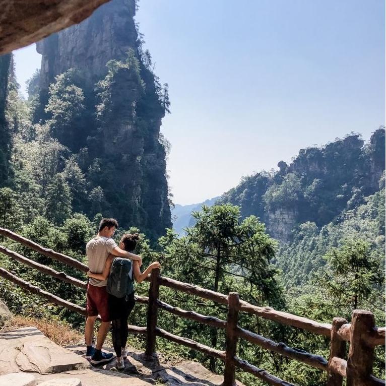 Exploring the inspiration for Avatar in Zhangjiajie National Forest Park, Hunan, China.